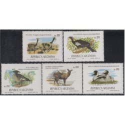 Argentina 1430/34 1984 Protección de la vida salvaje MNH Argentina 1430/34 1984 Protección de la vida salvaje MNH