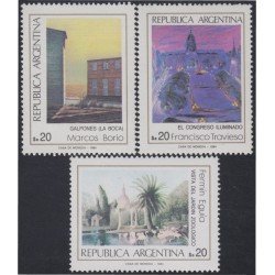 Argentina 1449/51 1984 Pinturas Argentinas MNH Argentina 1449/51 1984 Pinturas Argentinas MNH