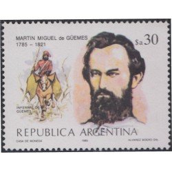Argentina 1456 1985 200 Años del nacimiento del Gral Martín Miguel de Guemes MNH Argentina 1456 1985 200 Años del nacimiento del Gral Martín Miguel de Guemes MNH