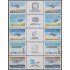 Argentina 1457a/61a 1985 Historia del aeropostal Argentino Avioneta MNH