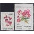 Argentina 1479/80 1985 Serie antigua Flores Flowers MNH