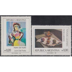 Argentina 1488/89 1985 Pinturas argentinas MNH Argentina 1488/89 1985 Pinturas argentinas MNH