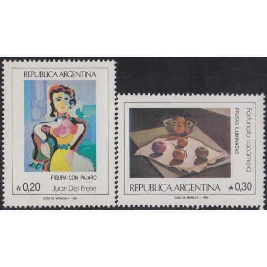 Argentina 1488/89 1985 Pinturas argentinas MNH Argentina 1488/89 1985 Pinturas argentinas MNH