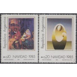 Argentina 1513/14 1985 Navidad Christmas Cuadros MNH Argentina 1513/14 1985 Navidad Christmas Cuadros MNH