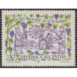 Argentina 1516 1985 50 Años de la Fiesta Nacional de Vendimia MNH Argentina 1516 1985 50 Años de la Fiesta Nacional de Vendimia MNH
