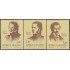 Argentina 1539/41 1986 Personalidades argentinas Bicentenario de su nacimiento MNH