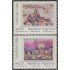 Argentina 1552/53 1986 Navidad Christmas Cuadros de artistas contemporáneos MNH