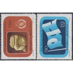 Argentina 1564/65 1987 Año Internacional de La Paz MNH Argentina 1564/65 1987 Año Internacional de La Paz MNH