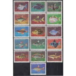 Argentina 1577/92 1987 Filatelia Argentina Peces de agua dulce MNH Argentina 1577/92 1987 Filatelia Argentina Peces de agua dulce MNH