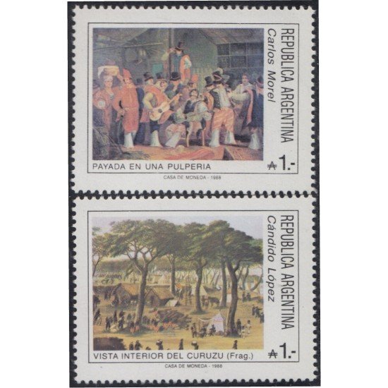 Argentina 1618/19 1988 Pinturas Argentinas MNH