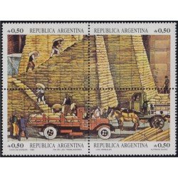 Argentina 1623/26 1988 Día del trabajador MNH Argentina 1623/26 1988 Día del trabajador MNH