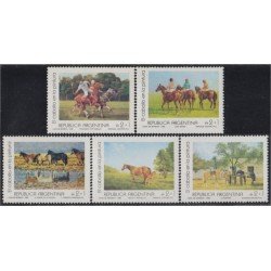 Argentina 1640/44 1988 Filatelia Argentina Pinturas MNH Argentina 1640/44 1988 Filatelia Argentina Pinturas MNH