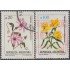 Argentina 1682/83 1989 Serie Antigua Flores Flowers usados