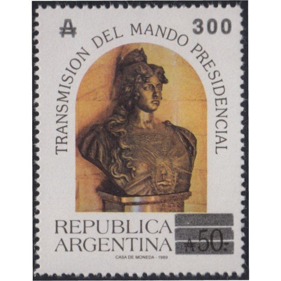 Argentina 1684 1989 Busto de la República Argentina MNH