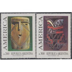 Argentina 1695/96 1989 América Upaep MNH Argentina 1695/96 1989 América Upaep MNH