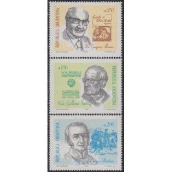 Argentina 1697/99 1989 Personalidades Argentinas MNH Argentina 1697/99 1989 Personalidades Argentinas MNH