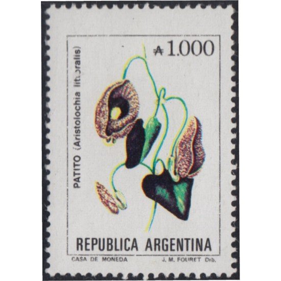 Argentina 1708 1989/90 Flores flowers MNH
