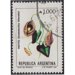 Argentina 1708 1989/90 Flores flowers usado Argentina 1708 1989/90 Flores flowers usado