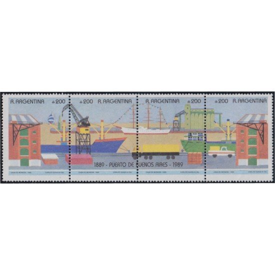 Argentina 1709/12 1990 Centenario del Puerto de Buenos Aires MNH Argentina 1709/12 1990 Centenario del Puerto de Buenos Aires MNH