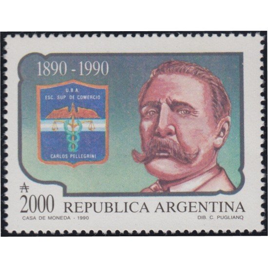 Argentina 1723 1990 Escuela de Comercio MNH Argentina 1723 1990 Escuela de Comercio MNH