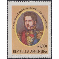 Argentina 1741 1991 Brigadier General D. Juan Manuel de Rosas MNH Argentina 1741 1991 Brigadier General D. Juan Manuel de Rosas MNH