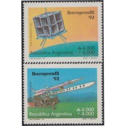 Argentina 1770/71 1991 Iberoprenfil 92 Exposición Filatélica Internacional MNH Argentina 1770/71 1991 Iberoprenfil 92 Exposición Filatélica Internacional MNH