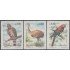 Argentina 1772/74 1991 75º Aniversario de la Asociación Ornitológica MNH