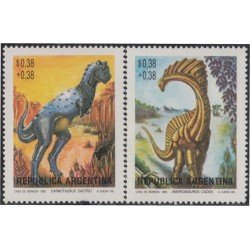 Argentina 1784/85 1992 Fauna Prehistórica MNH Argentina 1784/85 1992 Fauna Prehistórica MNH