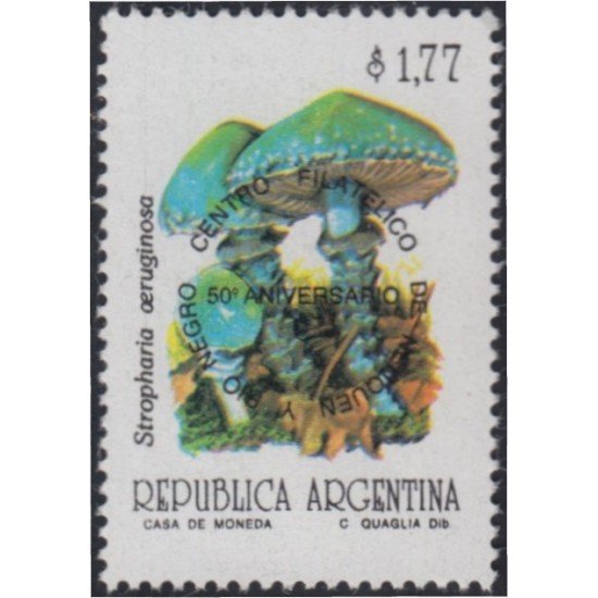 Argentina 1808 1992 50º Aniversario de centro filatélico de Neoquen y Río Negro Hongo MNH