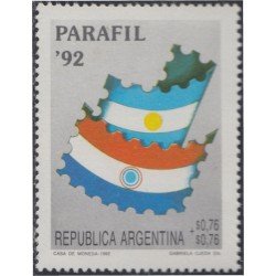 Argentina 1809 1992 Parafil 92 Exposición Filatélica Argentina-Paraguay MNH Argentina 1809 1992 Parafil 92 Exposición Filatélica Argentina-Paraguay MNH