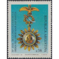 Argentina 1817 1993 50 Años de la creación de la Orden de Liberación San Martín MNH Argentina 1817 1993 50 Años de la creación de la Orden de Liberación San Martín MNH