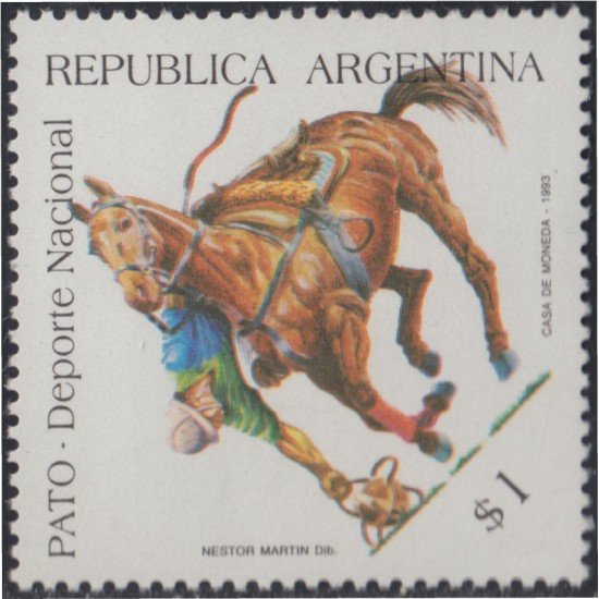 Argentina 1820 1993 Pato Deporte Nacional MNH