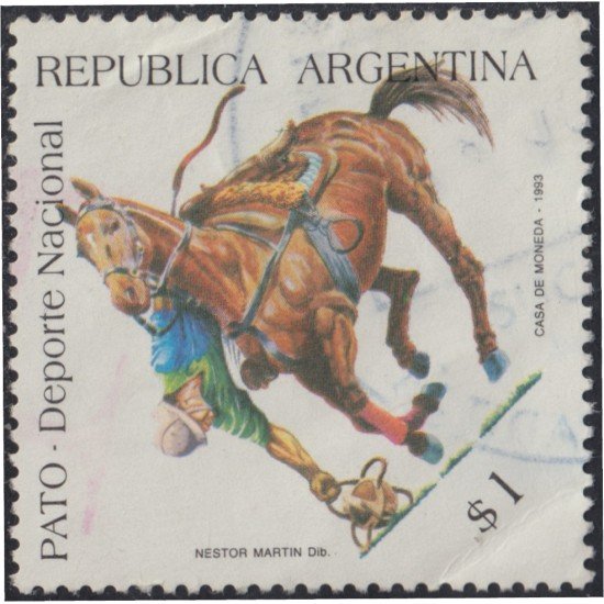 Argentina 1820 1993 Pato Deporte Nacional usado Argentina 1820 1993 Pato Deporte Nacional usado