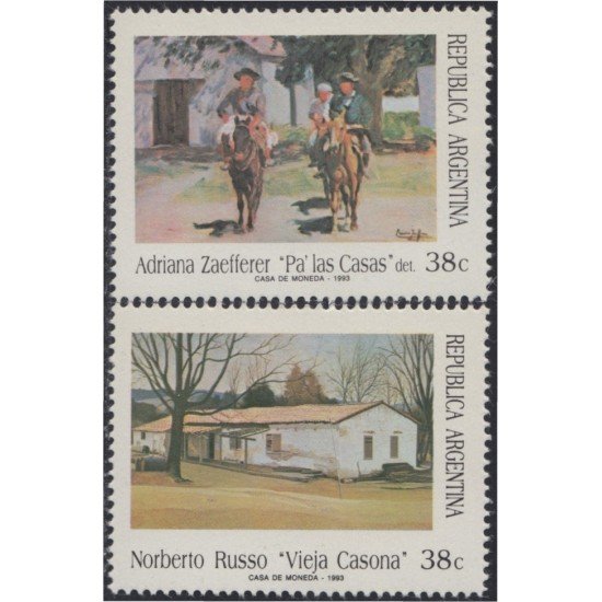 Argentina 1821/22 1993 Cuadros de artistas argentinos MNH
