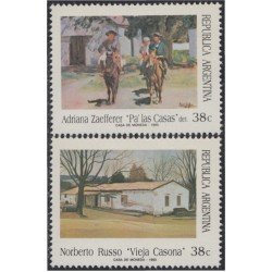 Argentina 1821/22 1993 Cuadros de artistas argentinos MH Argentina 1821/22 1993 Cuadros de artistas argentinos MH