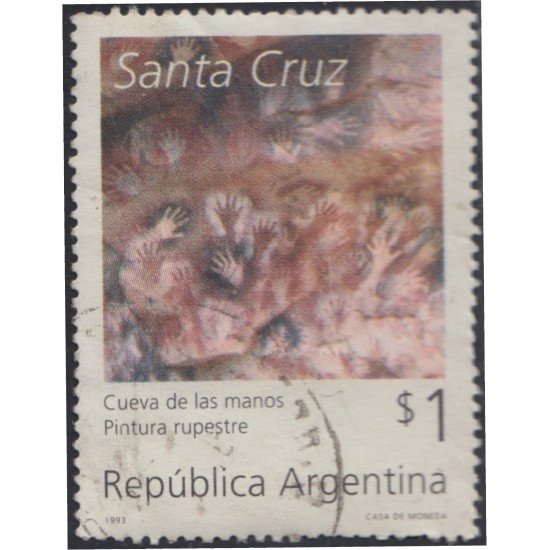 Argentina 1834 1993 Pinturas rupestres usado Argentina 1834 1993 Pinturas rupestres usado