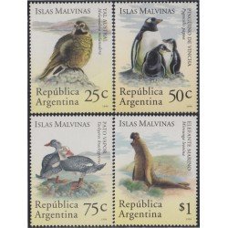 Argentina 1849/52 1994 Fauna Islas Malvinas Pingüino Elefante Marino Pato Ave MNH Argentina 1849/52 1994 Fauna Islas Malvinas Pingüino Elefante Marino Pato Ave MNH