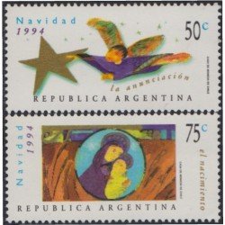Argentina 1861/62 1994 Navidad Christmas MNH Argentina 1861/62 1994 Navidad Christmas MNH
