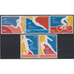 Argentina 1867/71 1995 XII Juegos deportivos panamericanos MNH Argentina 1867/71 1995 XII Juegos deportivos panamericanos MNH