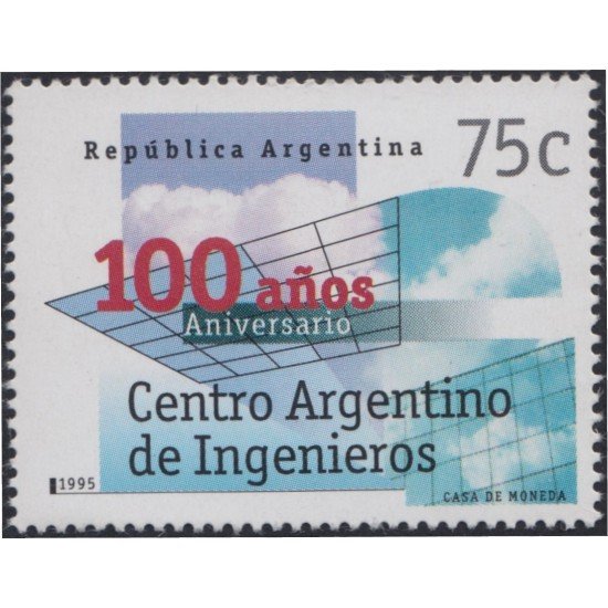 Argentina 1877 1995 Centro Argentino de Ingenieros MNH Argentina 1877 1995 Centro Argentino de Ingenieros MNH