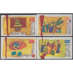 Argentina 1893/96a 1995 Navidad Christmas MNH Argentina 1893/96a 1995 Navidad Christmas MNH