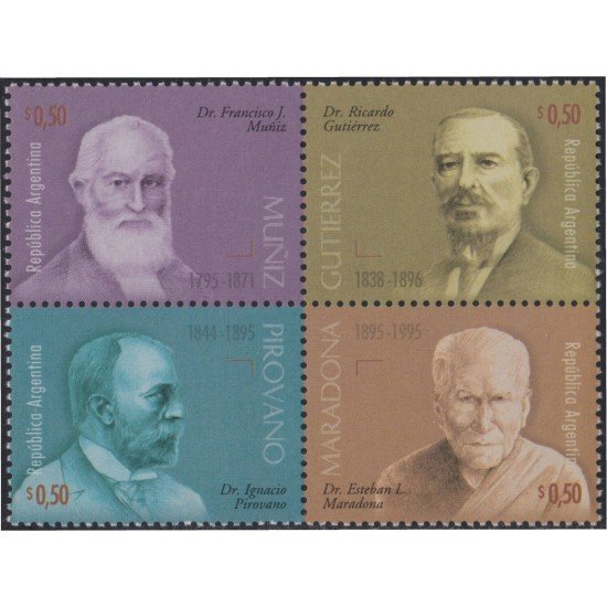 Argentina 1924/27 1996 Médicos argentinos MNH Argentina 1924/27 1996 Médicos argentinos MNH