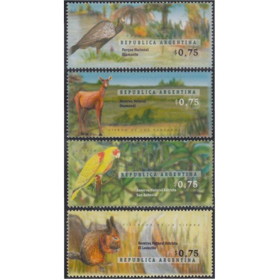 Argentina 1940/43 1996 Parques y reservas naturales MNH Argentina 1940/43 1996 Parques y reservas naturales MNH