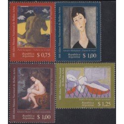 Argentina 1948/51 1996 Centenario del Museo Nacional de Bellas Artes MNH