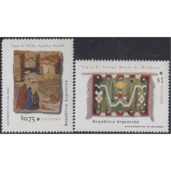 Argentina 1952/53 1996 Navidad Christmas Tapices MNH