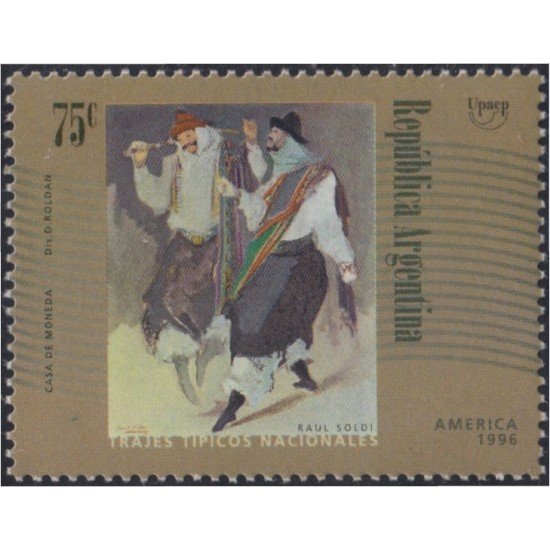Argentina 1958 1997 América UPAEP Costumbres típicas MNH