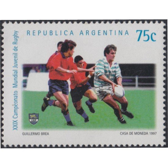 Argentina 1960 1997 29º Campeonato del mundo del Rugby MNH
