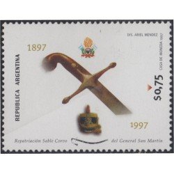 Argentina 1961 1997 Sable Corvo del Gral San Martín MNH Argentina 1961 1997 Sable Corvo del Gral San Martín MNH