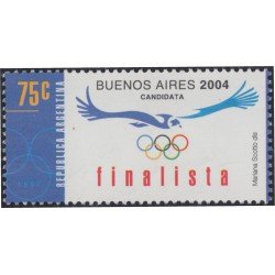 Argentina 1966 1997 Buenos Aires candidata finalista para los juegos olímpicos 2004 MNH Argentina 1966 1997 Buenos Aires candidata finalista para los juegos olímpicos 2004 MNH