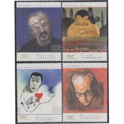 Argentina 1978/81 1997 Compositores Astor Piazzola Troilo Alberto Ginastera Yupanqui MNH